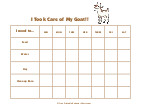 pet care chart